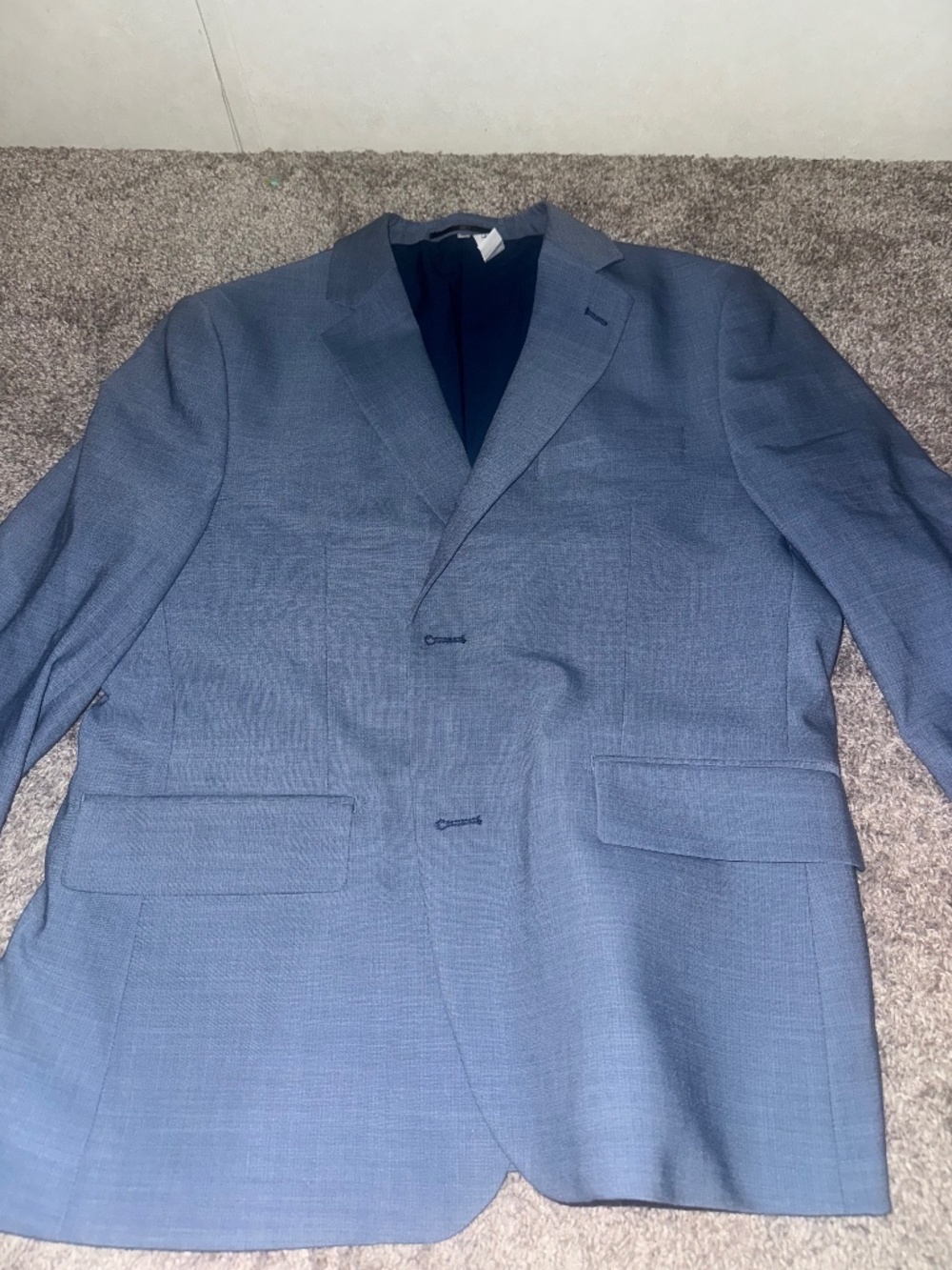 Heather light blue blazer